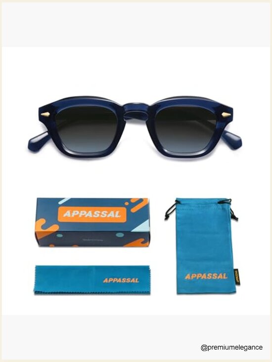 Retro Square Sunglasses for Women Men Rectangle Sunnies main image 4
